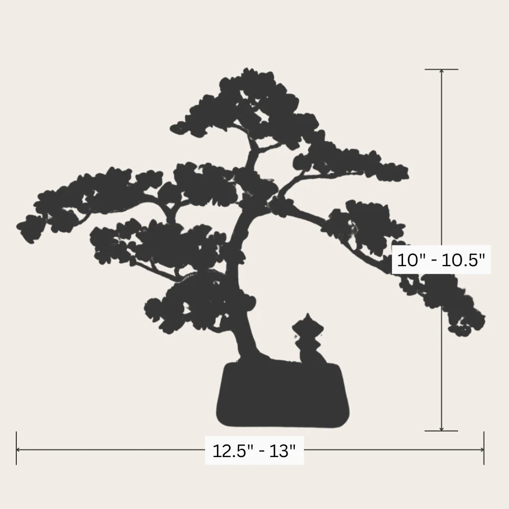 Large Cherry Quartz Pagoda Crystal Tree