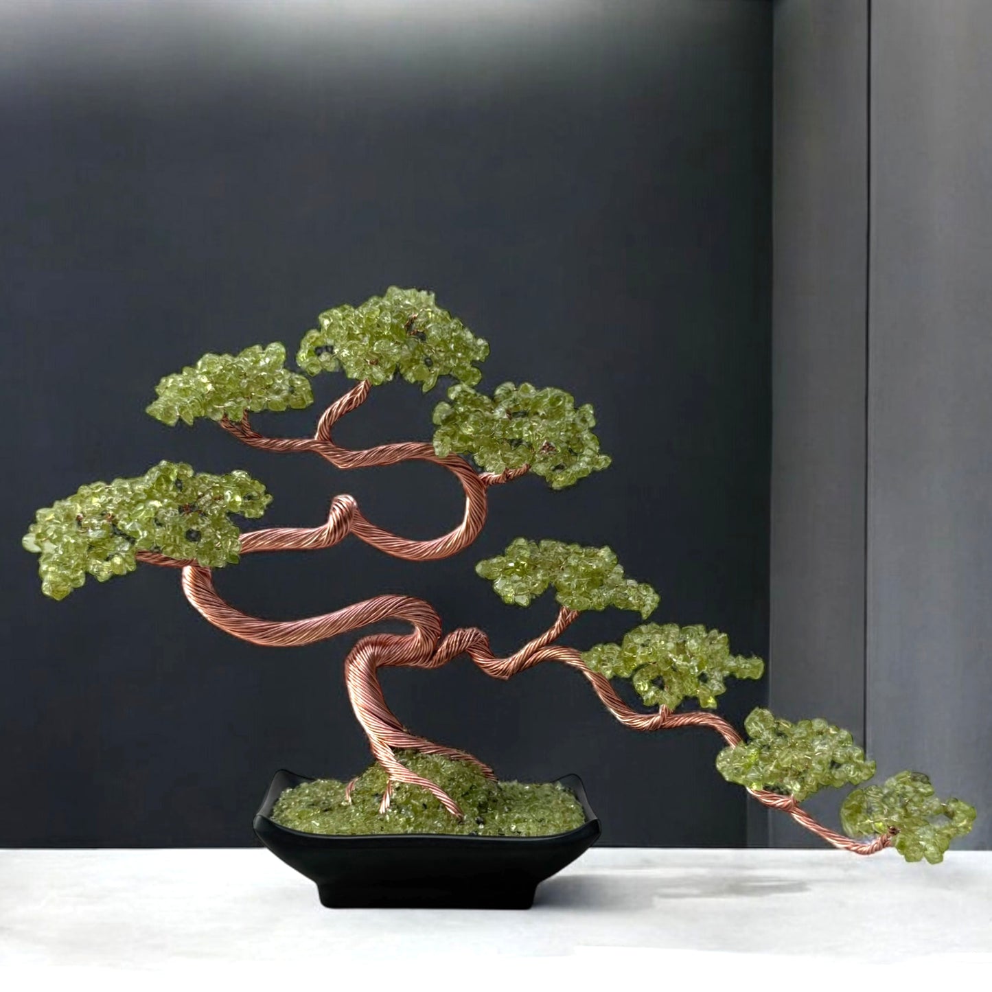 Peridot Bonsai Gemstone tree