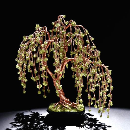 Peridot Willow Gemstone tree