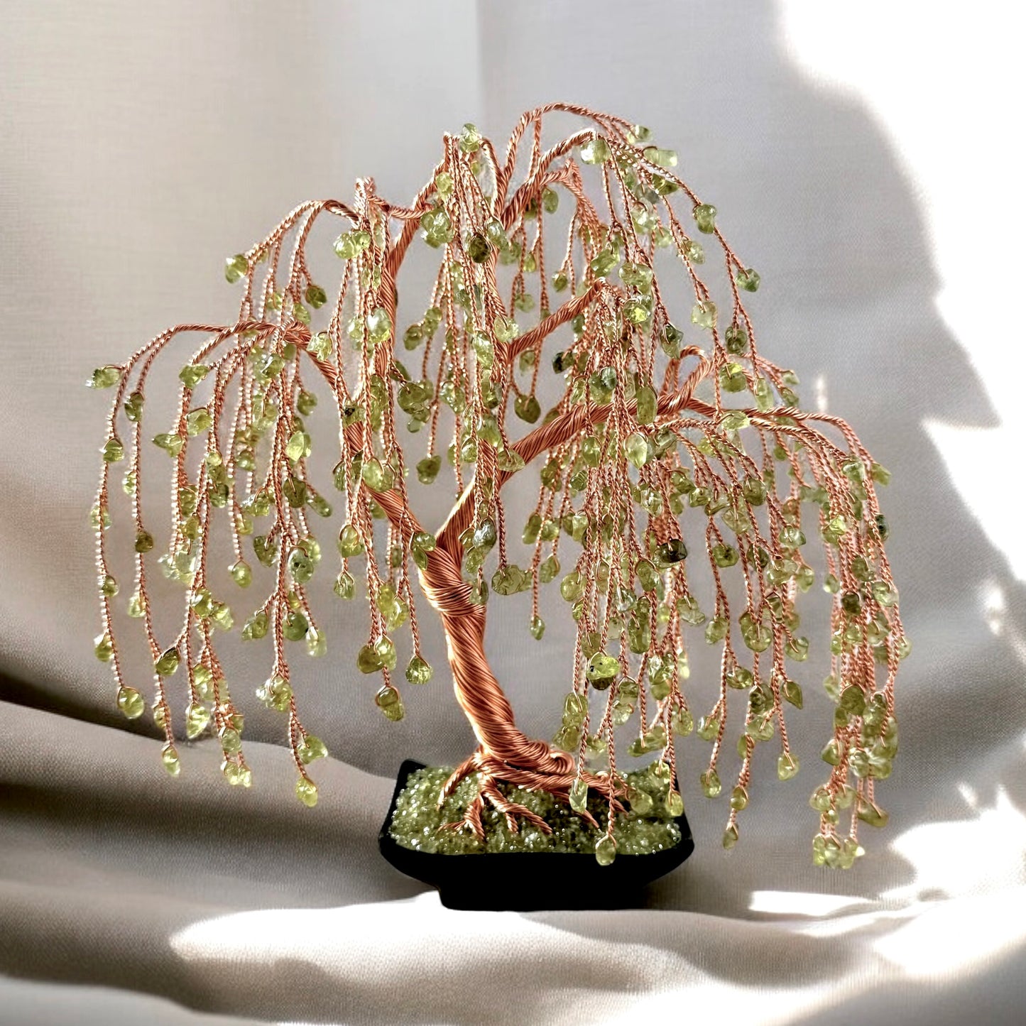 Peridot Willow Gemstone tree