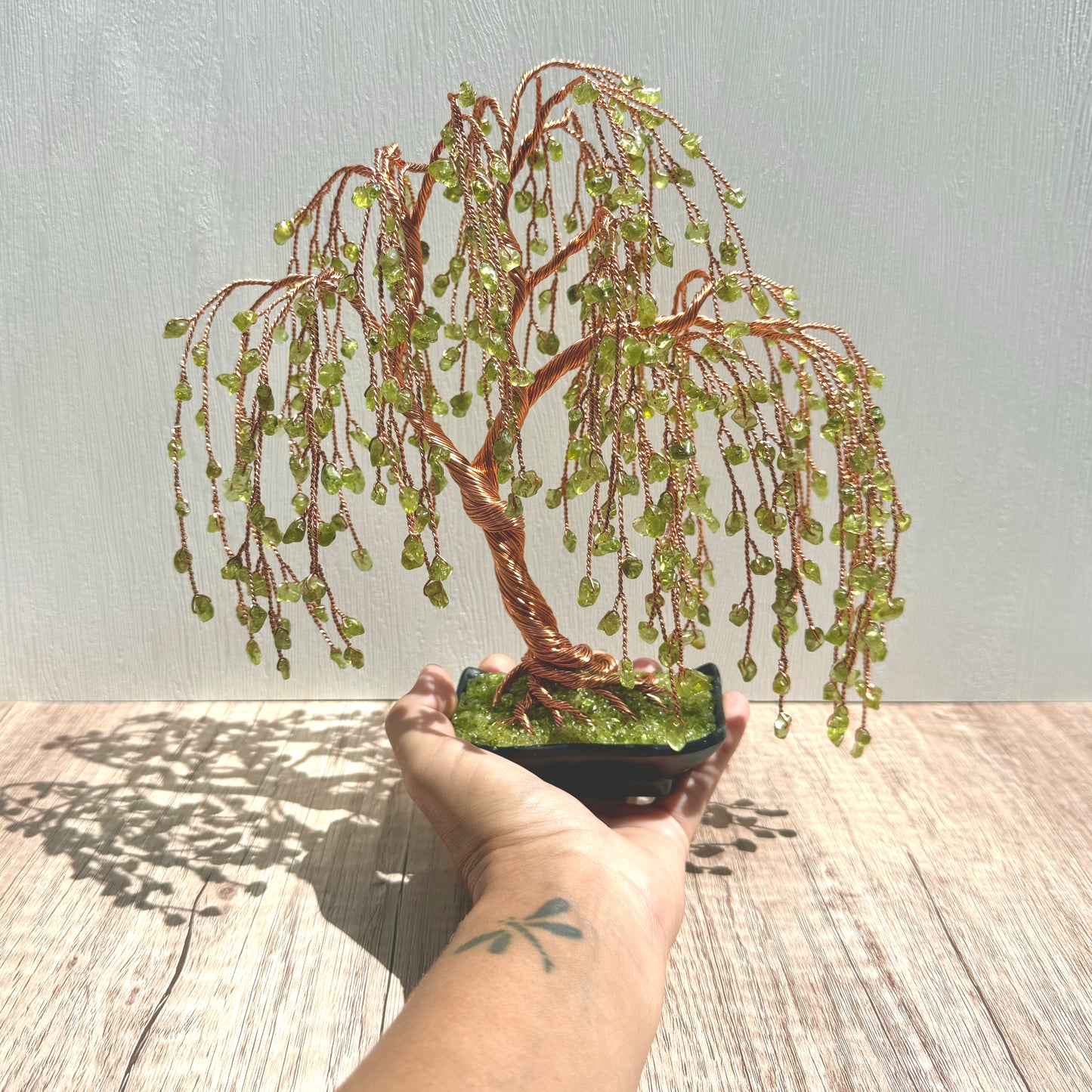 Peridot Willow Gemstone tree