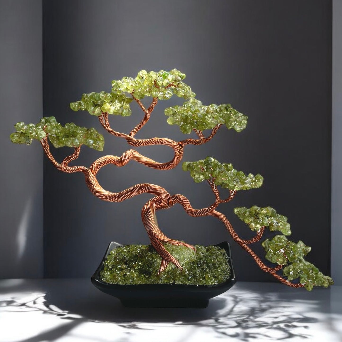 Peridot Bonsai Gemstone tree