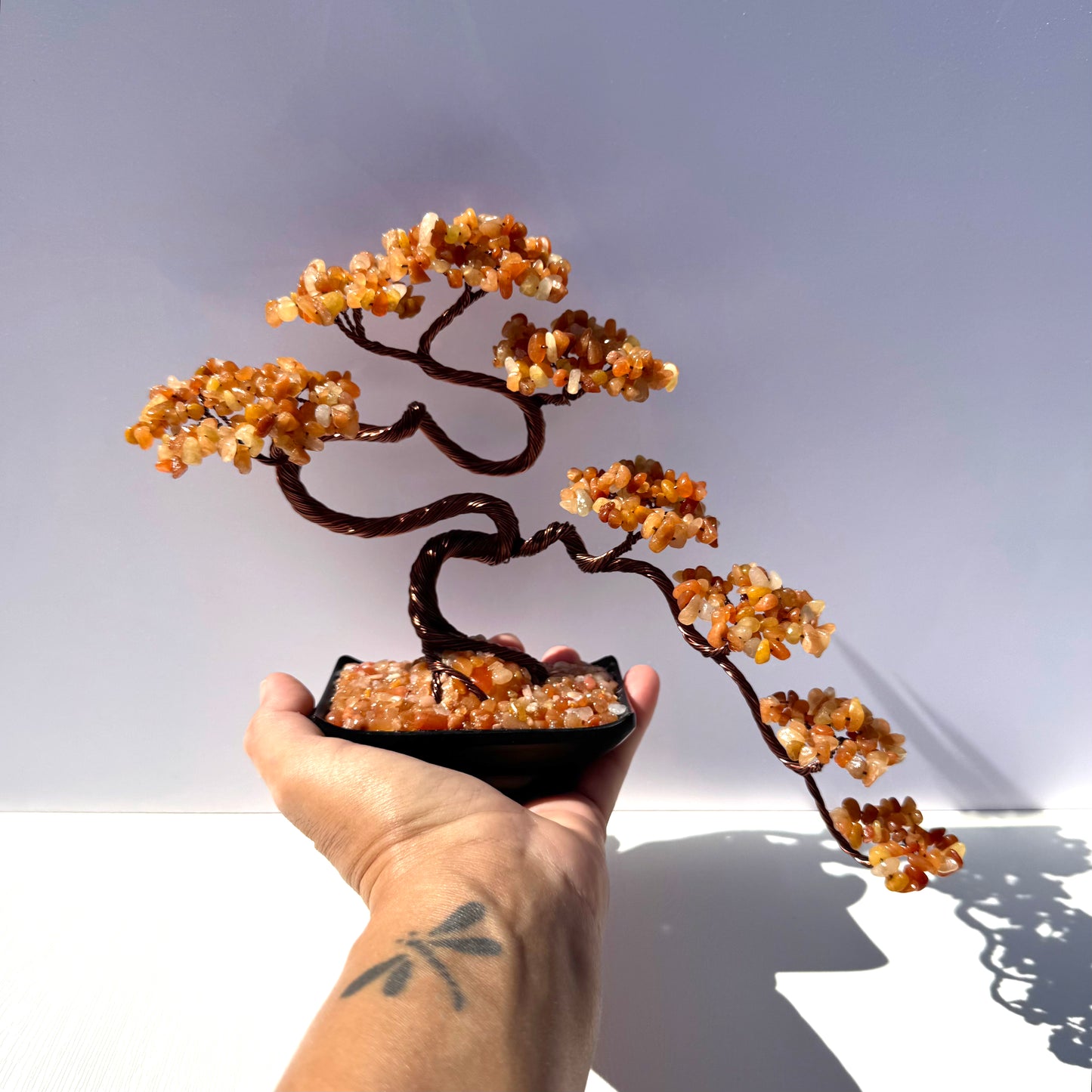 Red Aventurine Bonsai Crystal tree