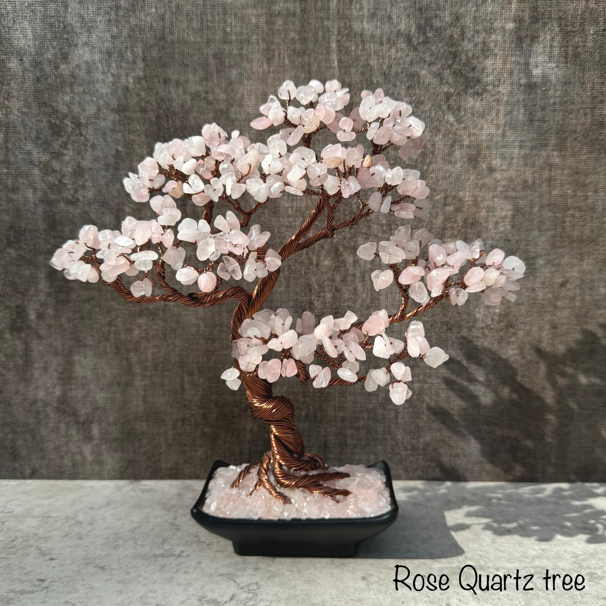 Rose Quartz Crystal Tree