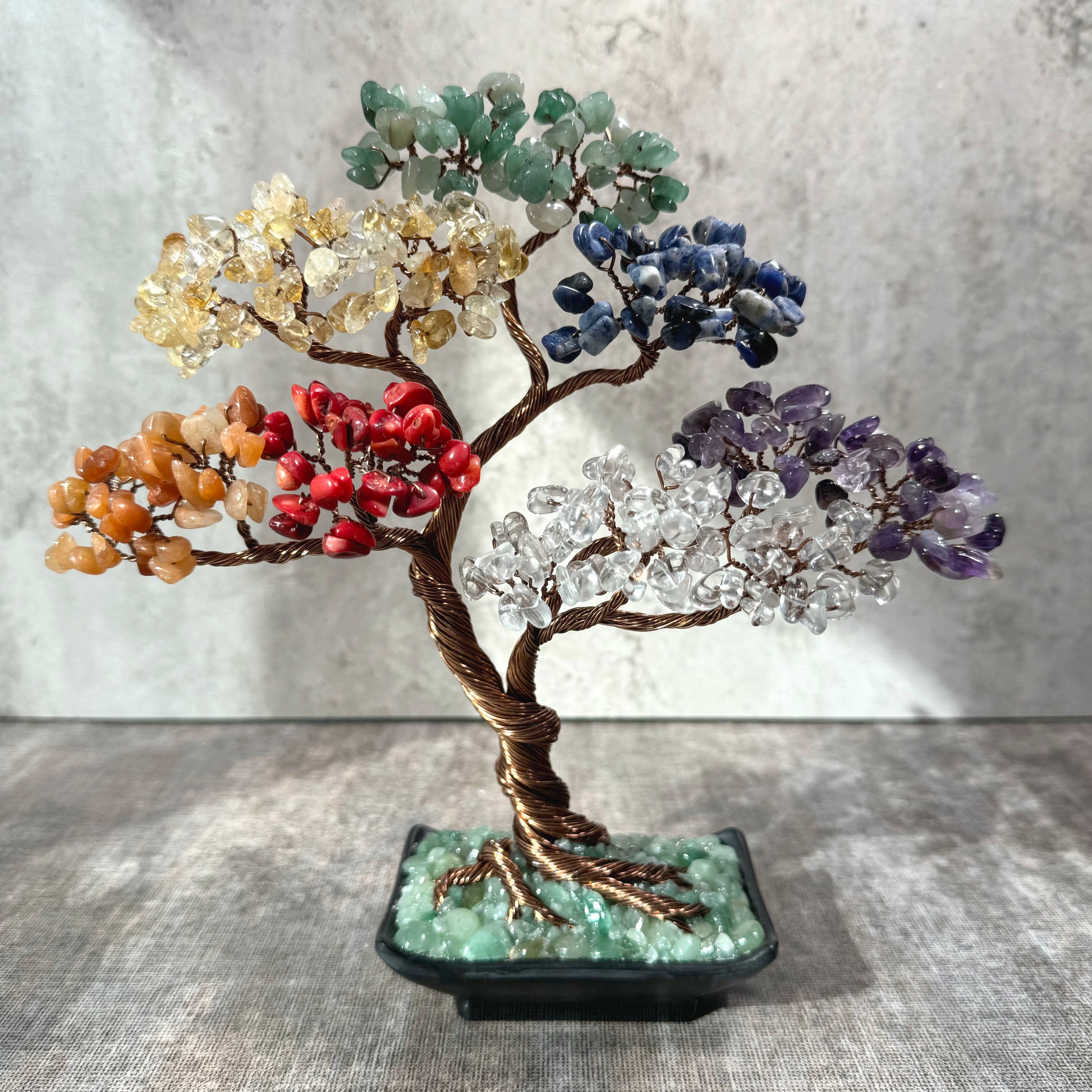 Seven Chakra Gemstone Tree