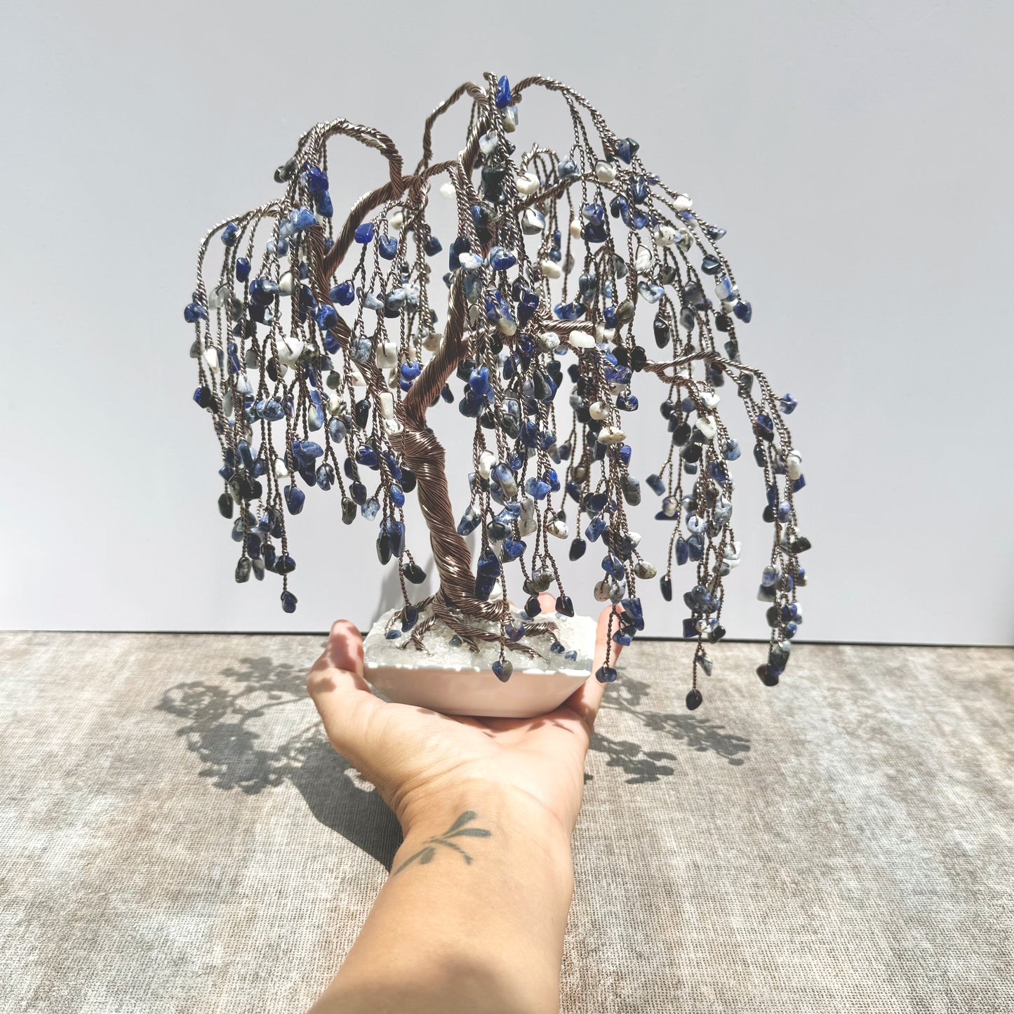 Sodalite Willow Crystal Tree