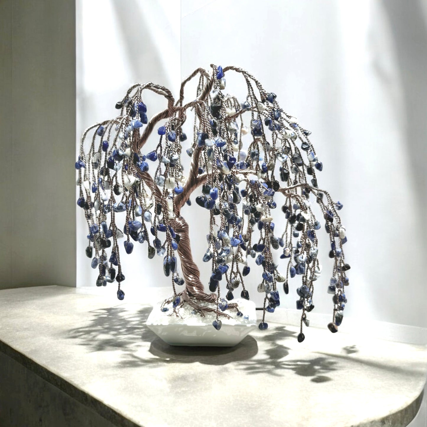 Sodalite Willow Crystal Tree