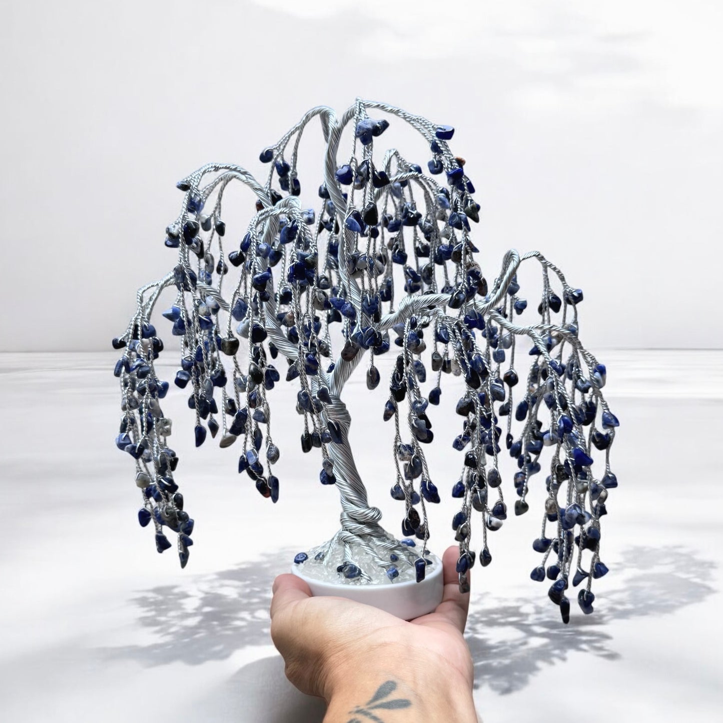 Sodalite Willow Crystal Tree