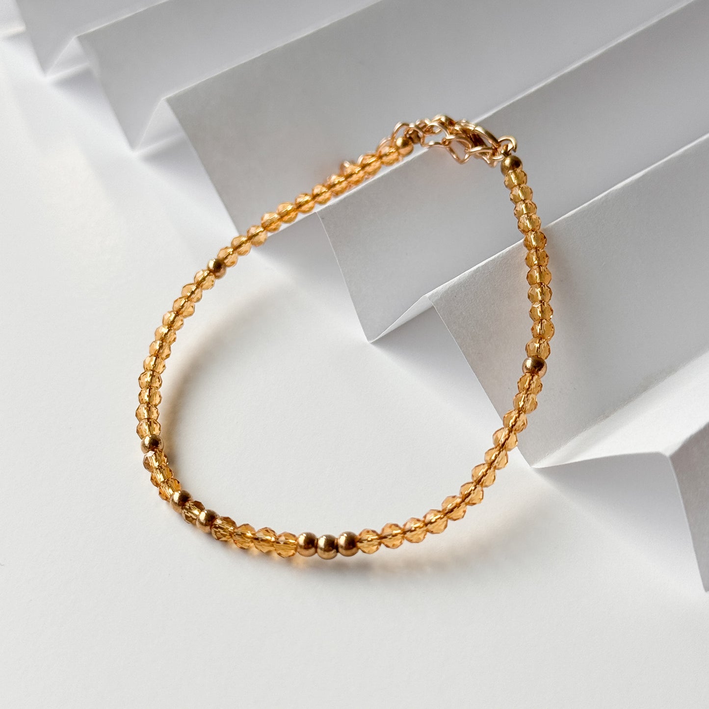 citrine crystal bracelet