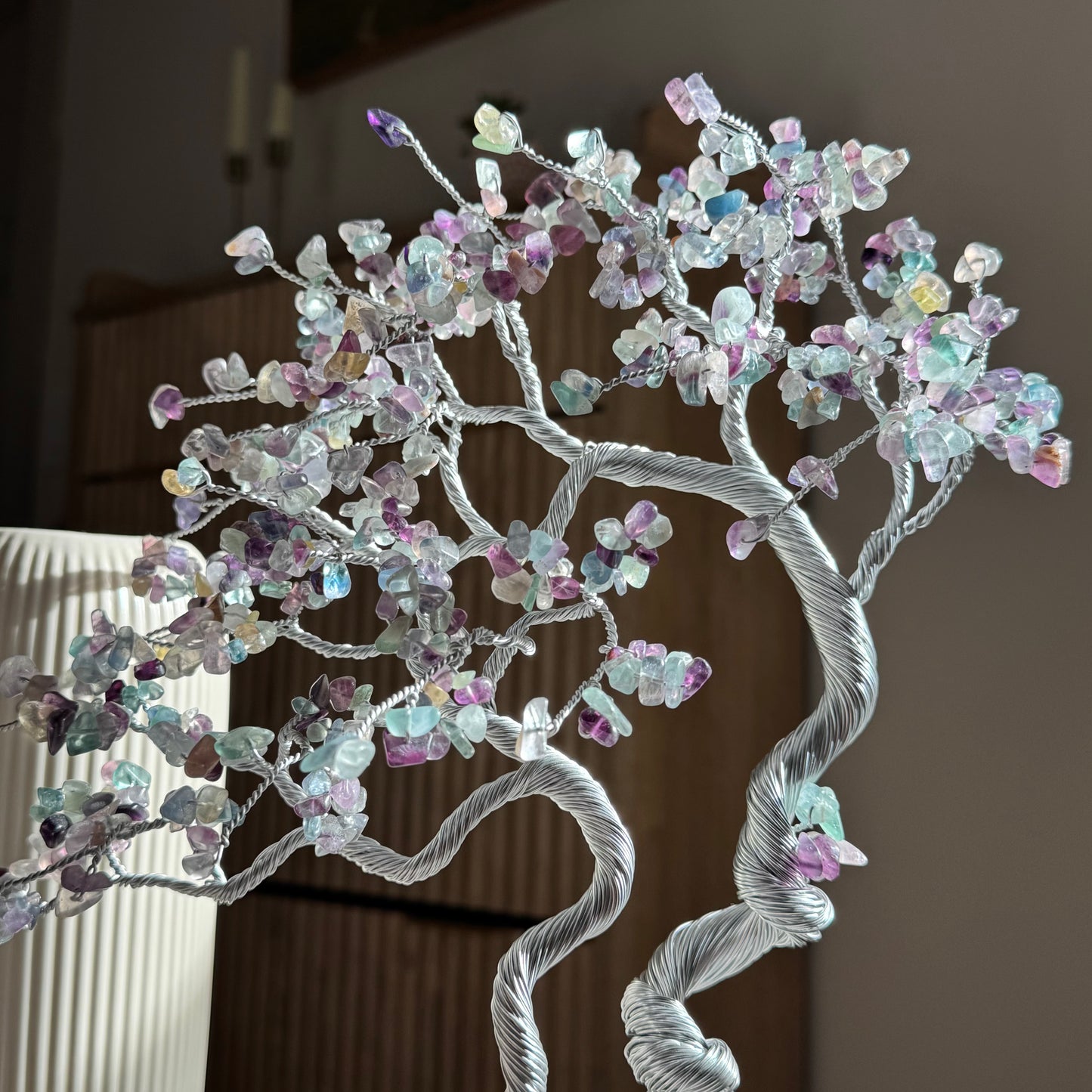 Large Fluorite Bonsai Crystal Family Tree