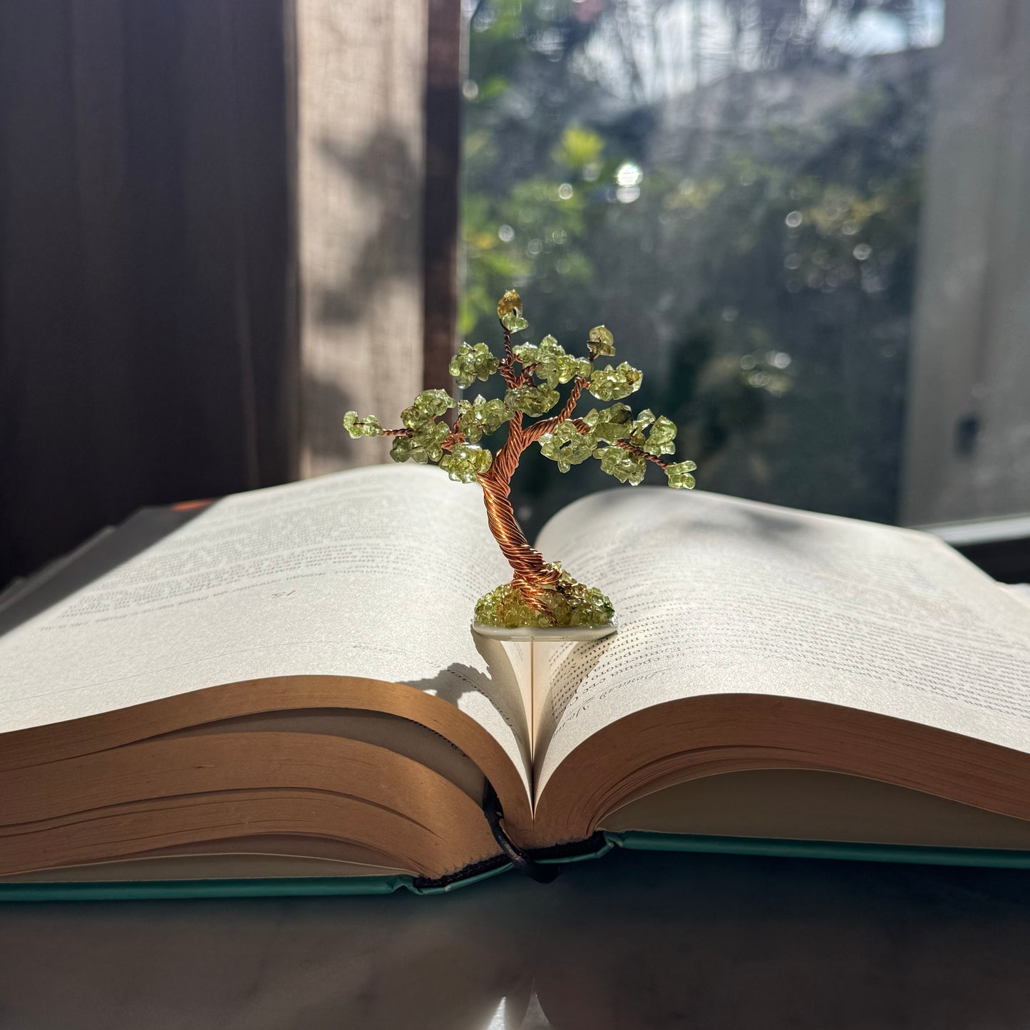 Mini Peridot Bonsai Gemstone Tree